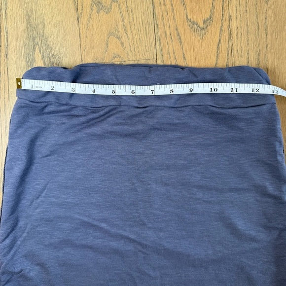 Sundry Women’s Asymmetrical Pull On Casual Blue Cotton Skirt Size 0 - Picture 7 of 10